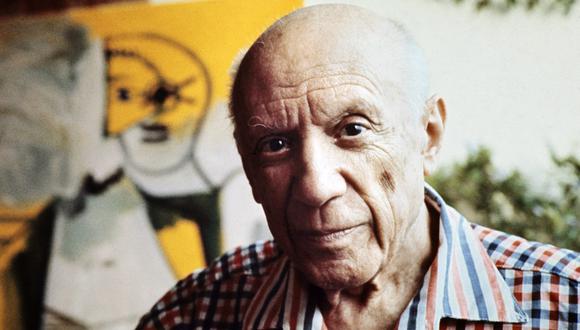 Pablo Picasso retratado en 1971 en Mougins, Francia. (Foto: AFP / Ralph Gatti)