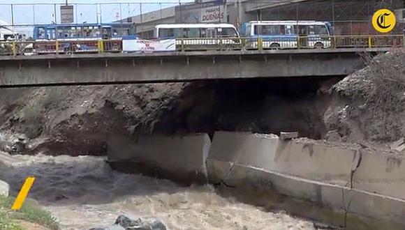MML descarta que caudal del río Rímac esté debilitando puentes