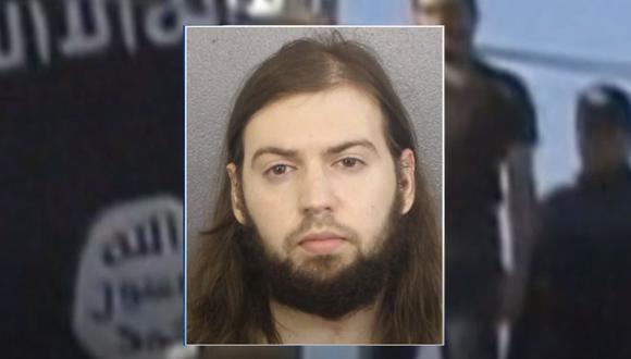 Jonathan Guerra, de 23 años, promocionaba al Estado Islámico (ISIS, en inglés) desde Florida, e intentó brindar “apoyo material” a la organización terrorista. (Foto: Captura de video).