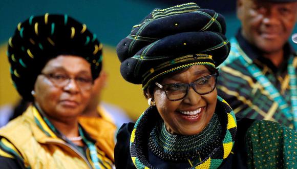 Muere Winnie Mandela, ex esposa del ex presidente sudafricano Nelson Mandela. (Foto: Reuters).