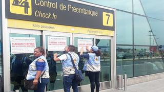 Concesionario del aeropuerto Jorge Chávez afirma que cumplieron con los carteles contra la discriminación