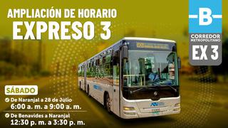 Metropolitano:  desde el lunes 17 de abril circulará el Expreso 10