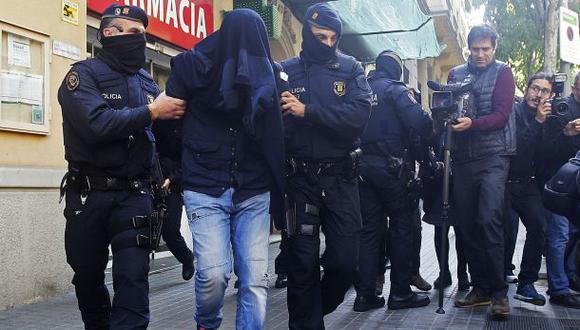 Detienen a nueve en operación antiyihadista en Barcelona