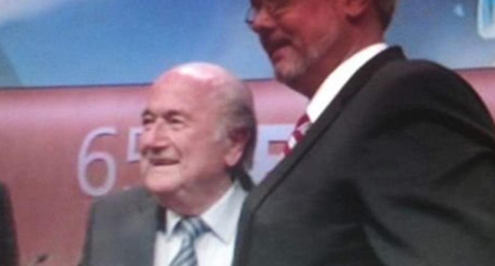 Burga estuvo en el Congreso de la FIFA (Foto: Captura/El Comercio)