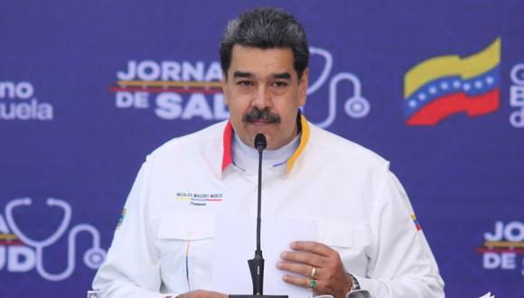 Nicolás Maduro durante una jornada de Salud hoy, en Caracas (Venezuela). (EFE/ Prensa Miraflores).