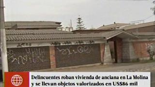 La Molina: delincuentes se llevan hasta las puertas de una casa