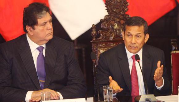García recomienda a Humala nombrar un Gabinete de consenso