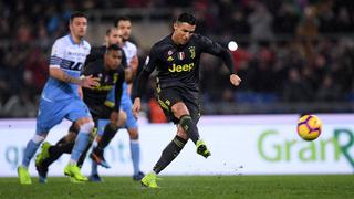 Cristiano Ronaldo en modo héroe: anotó de penal ante Lazio en el minuto final | VIDEO