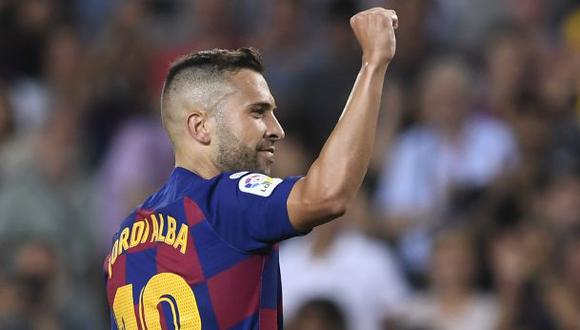 Jordi Alba es uno de los capitanes del FC Barcelona. (Foto: AFP)