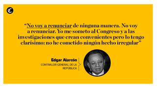 Edgar Alarcón: las reacciones políticas a sus cuestionamientos