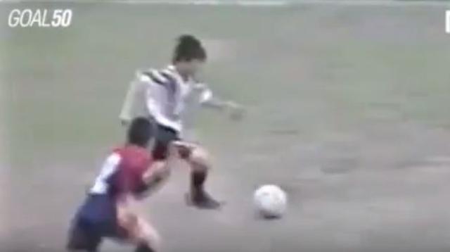 Messi y el video inédito en YouTube de un gol a los 12 años - 1