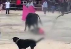 Huaraz: toro embiste a cinco personas y deja un herido de gravedad en fiesta patronal