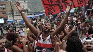 La afición del Flamengo vibró en la favela Rocinha pese a la derrota ante el Liverpool