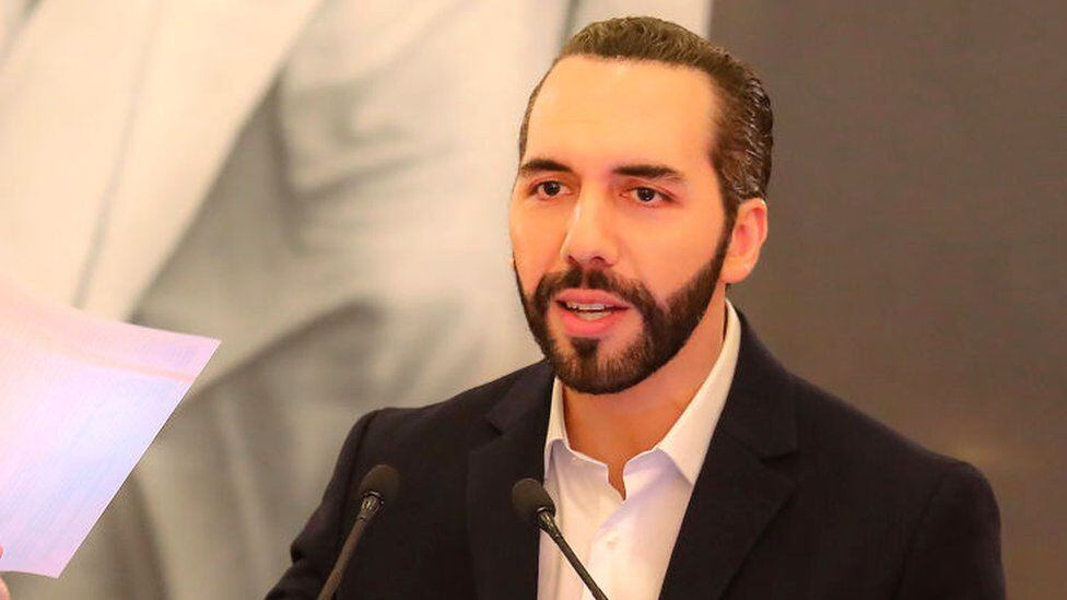 El Salvador's President Nayib Bukele has invested taxpayer funds in bitcoin.  (GETTY IMAGES).