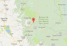 Perú: sismo de 3,9 grados sacudió Cerro de Pasco causando susto
