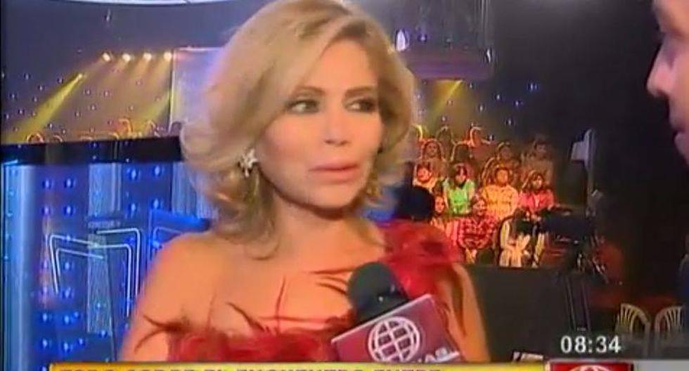 Gisela Valcárcel terminó contenta tras hablar con Viviana Rivasplata (Foto: América TV)