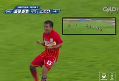 Víctor Peña sorprendió a todos con este espectacular gol de tiro libre (VIDEO)