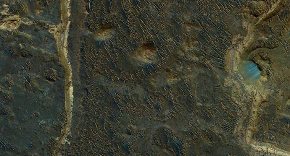 Cada capa representa un punto diferente en el tiempo y &quot;tal vez un entorno cambiante para la vida marciana, si existiera&quot;, seg&uacute;n la NASA. (Foto: NASA/JPL-Caltech/Univ. of Arizona)