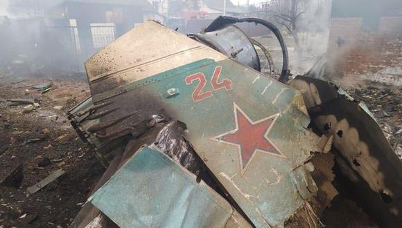 Ucrania asegura haber destruido 95 aviones de combate rusos a lo largo de la guerra. (Getty Images).