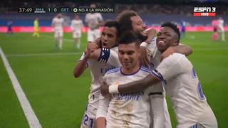 De paloma: la definición de Casemiro en el 1-0 de Real Madrid frente a Getafe en LaLiga | VIDEO