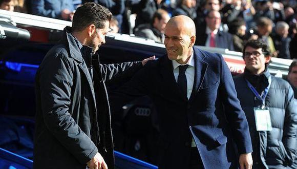 Diego Simeone elogia a Zinedine Zidane por esta decisión