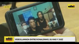 Ronaldinho y su hermano se enteraron por una videollamada que dejarán prisión | VIDEO