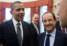 François Hollande y Barack Obama examinan cooperación militar en Siria