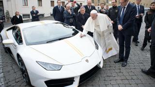 Entra a subasta el Lamborghini Huracán RWD del Papa Francisco | FOTOS