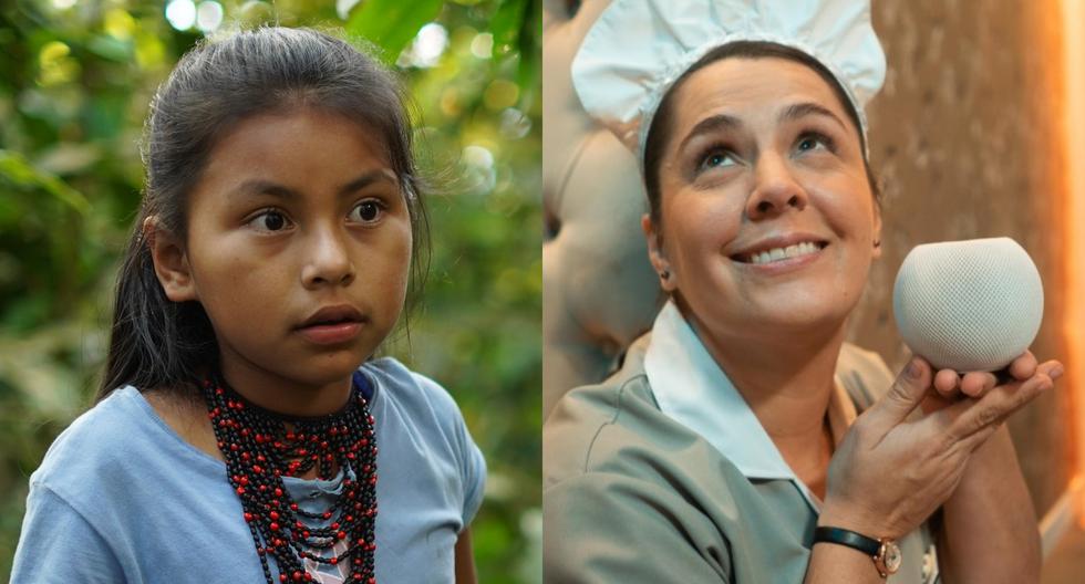 De izquierda a derecha, escenas de "Celeste y el pequeño sajino" y "Soy inocente", películas peruanas que llegan a la cartelera este 2023.