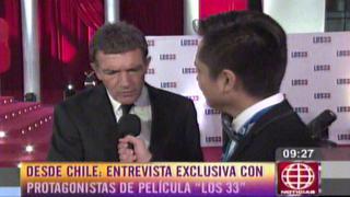 Antonio Banderas se confiesa enamorado del Perú (VIDEO)