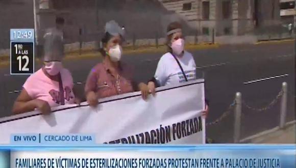 Las víctimas del caso esterilizaciones forzadas piden que no se archive el caso como pide la defensa de Alberto Fujimori. (Canal N)
