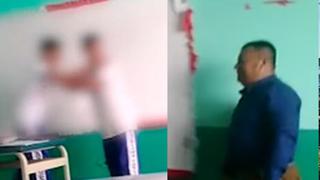 Tumbes: maestro promueve pelea entre dos alumnos en salón de clases | VIDEO