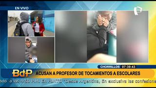 Chorrillos: acusan a profesor de tocamientos indebidos tras ser grabado abrazando a sus alumnas