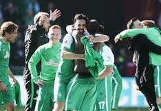 Claudio Pizarro: resultado, resumen y celebración del Werder Bremen ante Eintracht Frankfurt