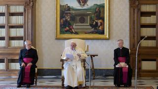 Papa Francisco celebra audiencia desde palacio apostólico y sin fieles por el coronavirus | FOTOS