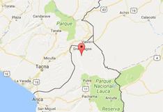 Sismo de 4,8 grados de magnitud sacudió Tacna sin causar víctimas