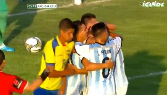 Argentina ganó 5-2 a Ecuador por el Sudamericano Sub 20 (VIDEO)