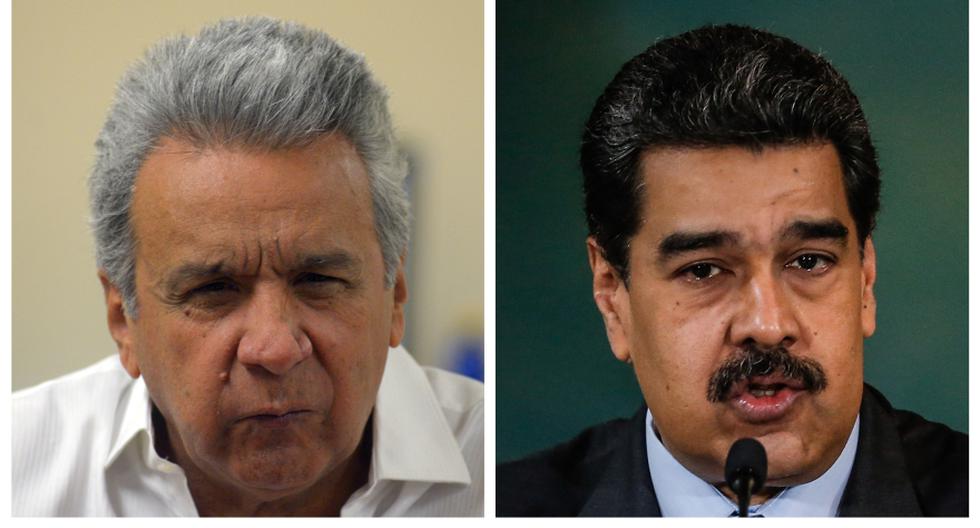 Lenín Moreno señaló a Nicolás Maduro y al expresidente ecuatoriano Rafael Correa de activar un "plan de desestabilización" para sacarlo del poder. (Foto: AFP/Bloomberg).