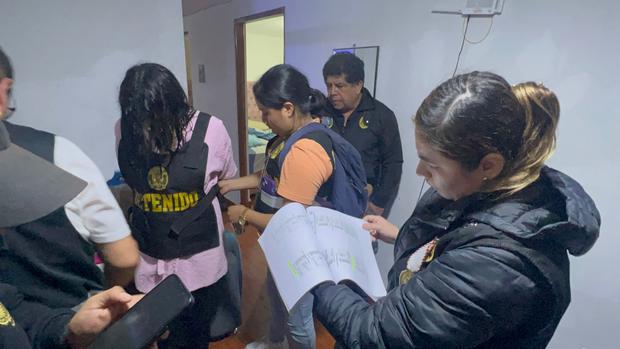 Authorities arrested 23 other alleged gang members, including Nino's accomplice, Ysmit Adriana Cabargas Castano.  (Photo: Ministry of Public Works)