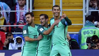 Portugal venció 1-0 a Rusia en Copa Confederaciones con gol de Cristiano