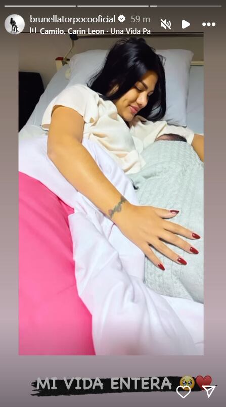 Brunella Torpoco es madre | Foto: Instagram