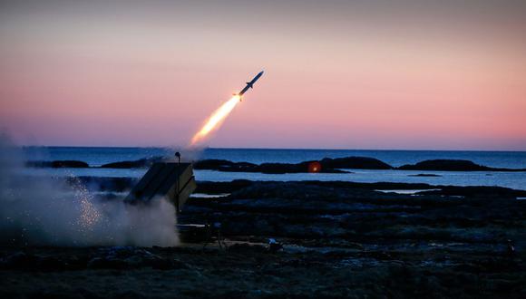 El sistema de misiles antiaéreos NASAMS. (Foto referencial de Raytheon Company / AP Photo)