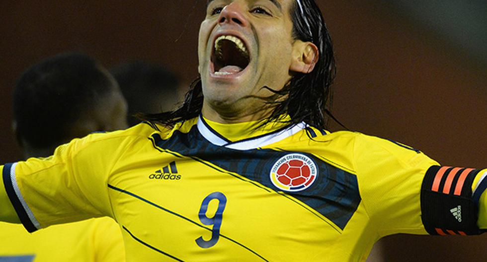 Radamel Falcao se coloca a dos tantos de ser goleador histórico de la selección colombiana. (Foto: Getty Images)