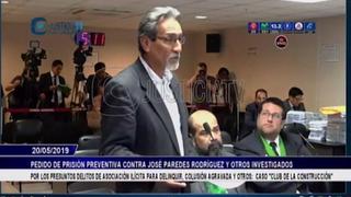 José Paredes: No me sirvió de nada ser hermano de un ex ministro de Humala