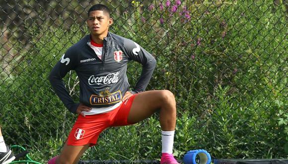 Kevin Quevedo puede tener sus primeros minutos con la selección peruana en esta gira. (Foto: Fernando Sangama / GEC)