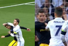 Real Madrid vs Atlético Madrid: Cristiano Ronaldo y Sergio Ramos repartieron golpes y nadie se dio cuenta