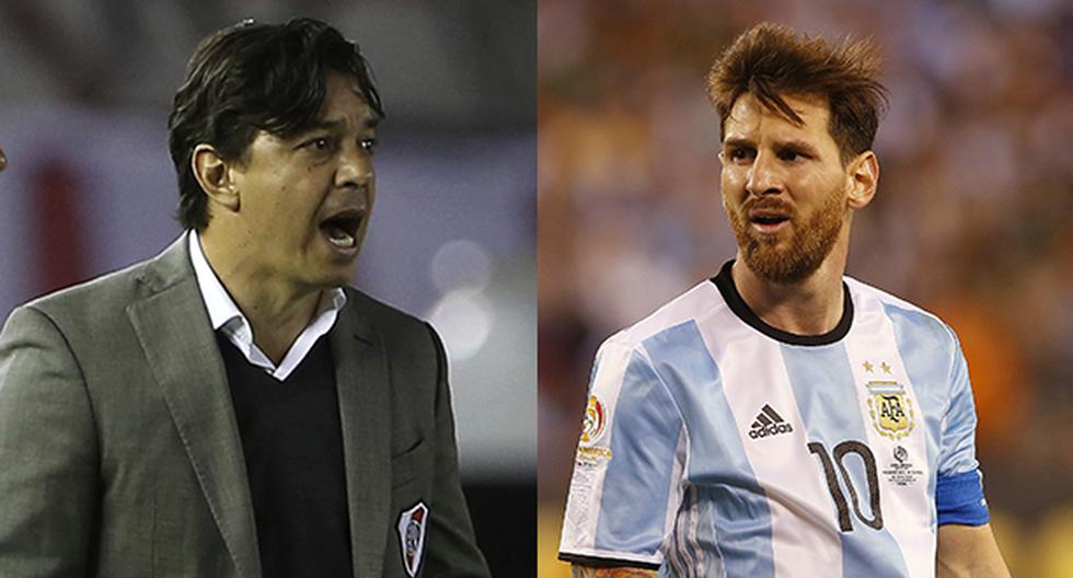 Lionel Messi recibió estas palabras de Marcelo Gallardo por renuncia a Argentina. (Foto: Getty Images)
