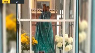 Ate: sujetos roban efigie de la virgen María Auxiliadora de gruta de la Urb. Salamanca