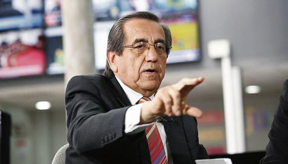 Jorge del Castillo atribuye el anuncio del gobierno al “ajedrez político”. (Foto: Paco Sanseviero/ El Comercio)