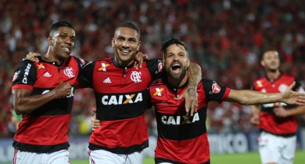 Flamengo no tuvo mayores problemas para golear al Chapecoense en condición de local. Paolo Guerrero marcó tres goles. (Foto: Flamengo)
